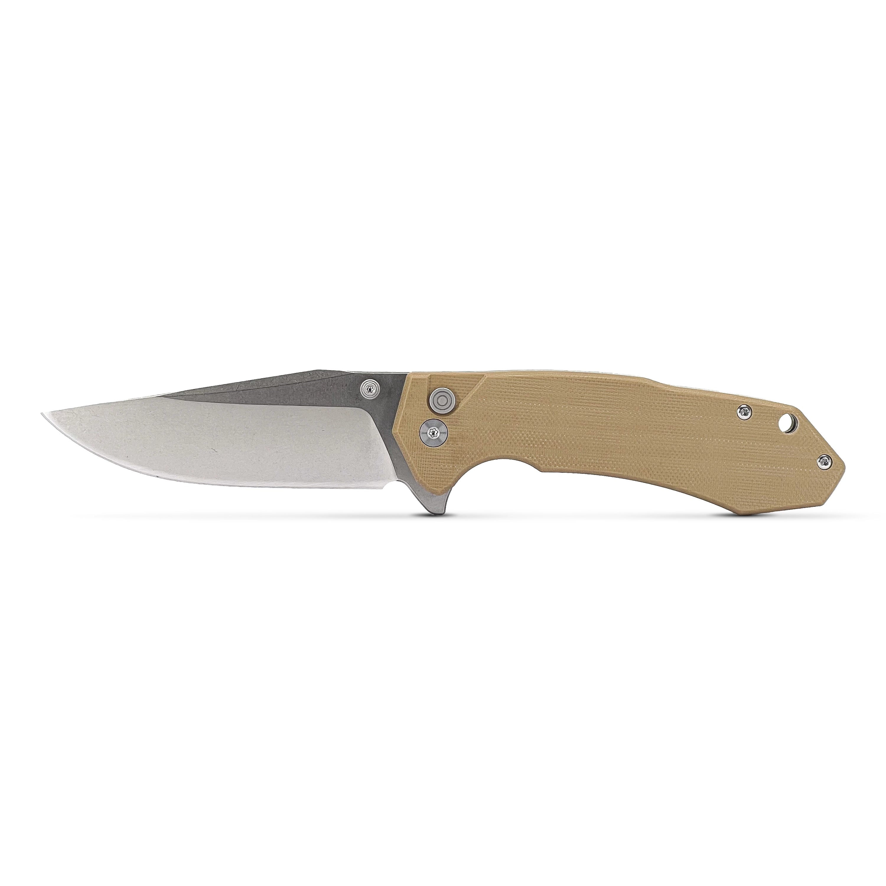 Outlaw - Button Lock (D2 blade & G10 Handle)