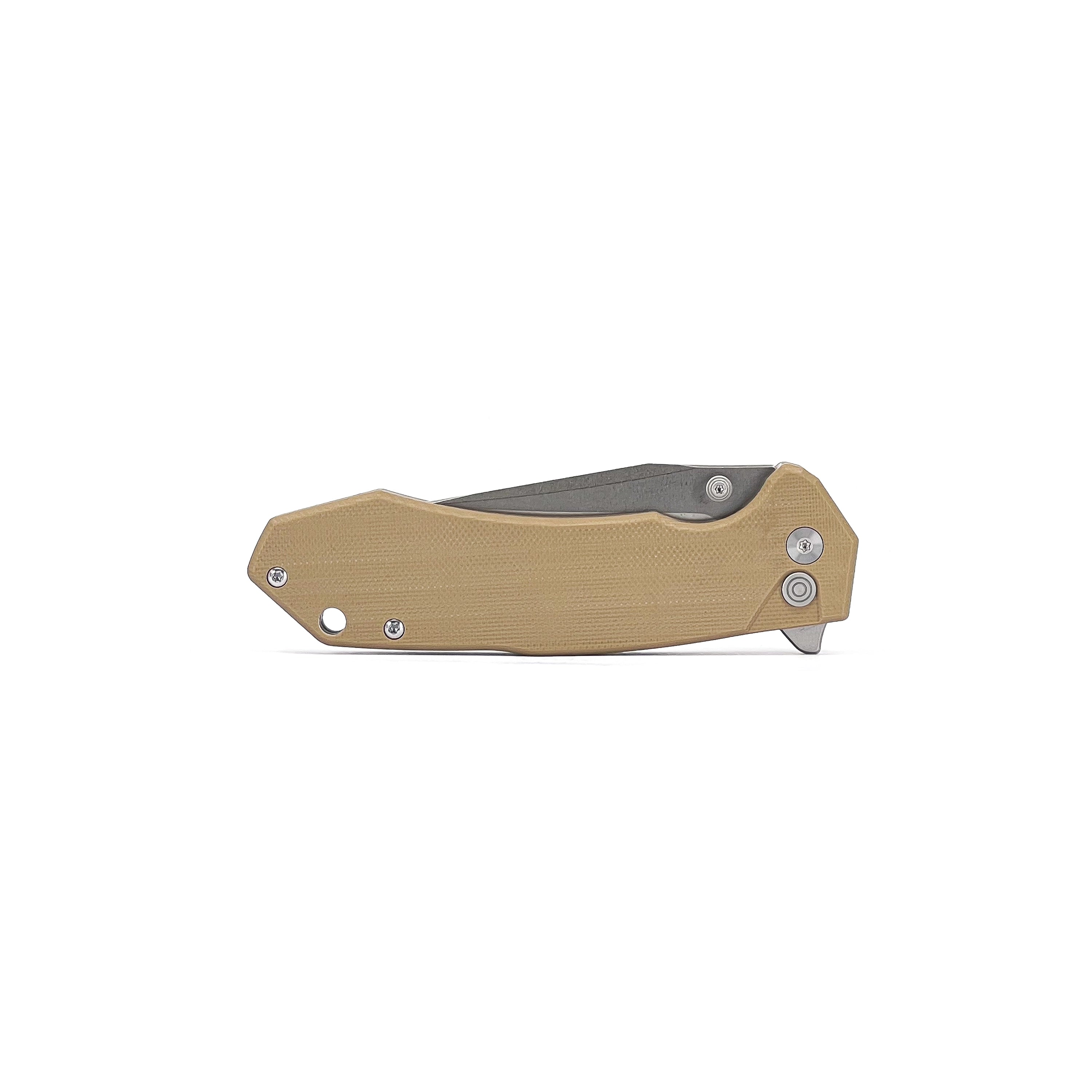 Outlaw - Button Lock (D2 blade & G10 Handle)