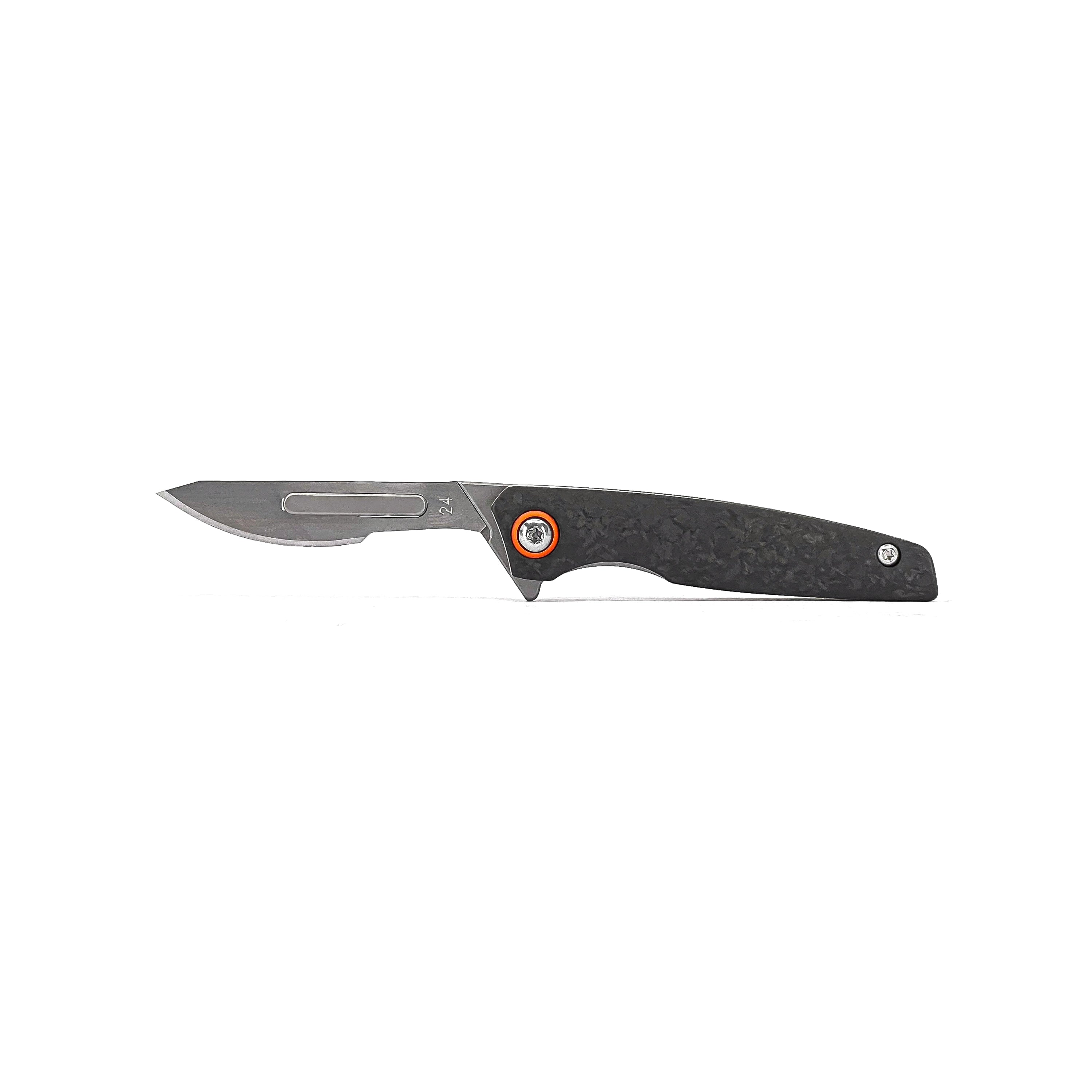 Shard - Liner Lock (Scalpel blade & Carbon Fibre Handle)