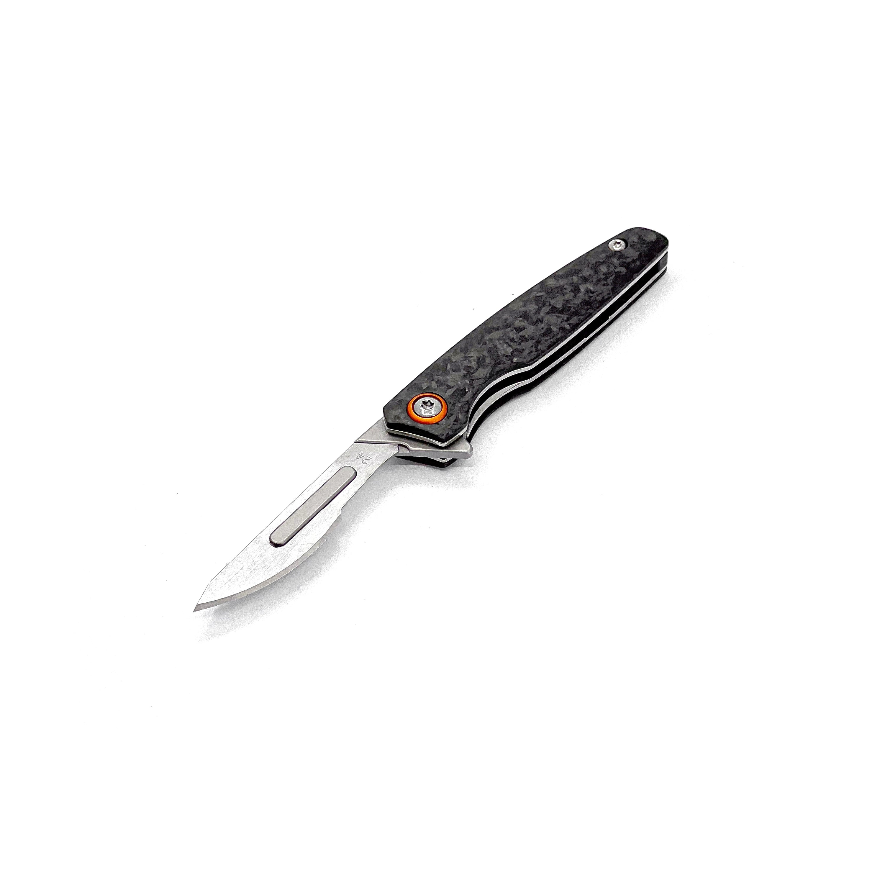 Shard - Liner Lock (Scalpel blade & Carbon Fibre Handle)